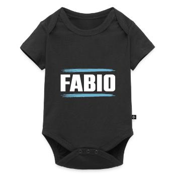 Fabio - Baby Premium short-sleeve bodysuit - black - Front