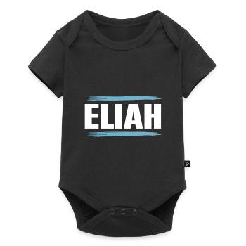 Eliah - Baby Premium short-sleeve bodysuit - black - Front