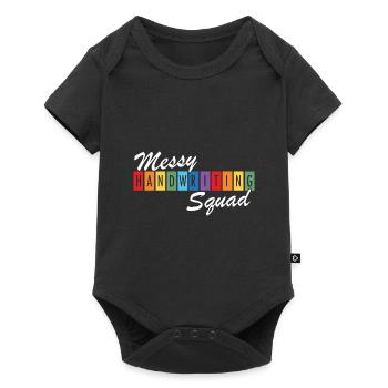 Dyslexia awareness and dyslexia teachers - Baby Premium short-sleeve bodysuit - black - Front