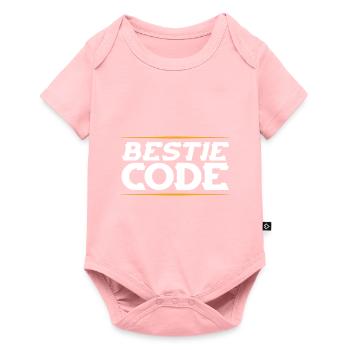 Code de la bête - Body à manches courtes Premium Bébé - rose - Devant