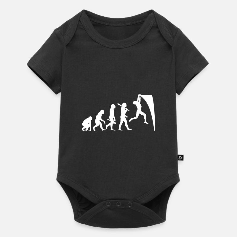 Ninja Warrior Evolution - Baby Premium Kurzarmbody - Schwarz