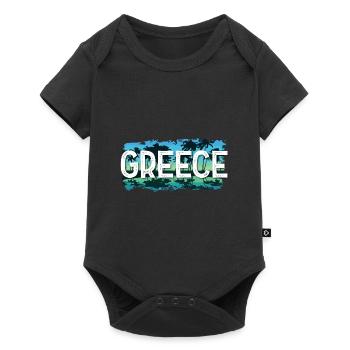 Greece - Baby Premium short-sleeve bodysuit - black - Front