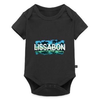Lisbonne - Body à manches courtes Premium Bébé - noir - Devant