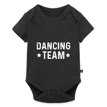 Équipe de danse - Body à manches courtes Premium Bébé - noir - Devant