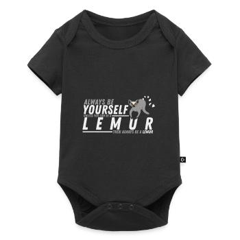 Lémurien - Body à manches courtes Premium Bébé - noir - Devant