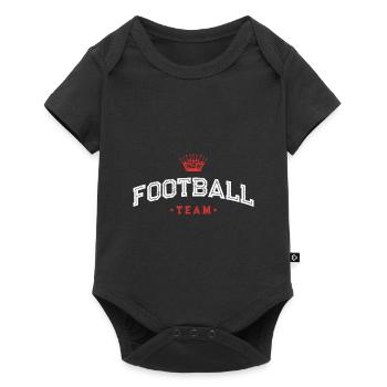 Football Team - Baby Premium short-sleeve bodysuit - black - Front