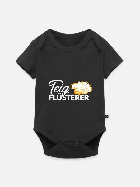 Bäcker Backen Konditor - Baby Premium Kurzarmbody - Schwarz