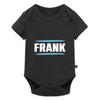 Frank - Baby Premium short-sleeve bodysuit - black - Front