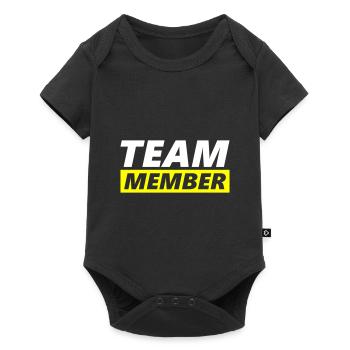 Team Members - Baby Premium short-sleeve bodysuit - black - Front