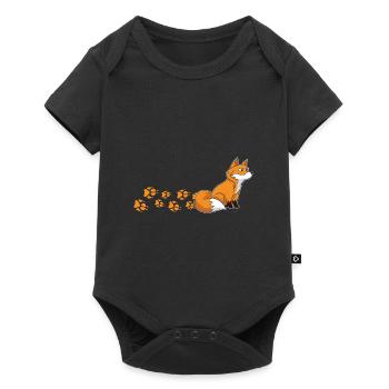 fox - Baby Premium short-sleeve bodysuit - black - Front