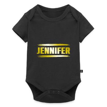 Jennifer - Baby Premium short-sleeve bodysuit - black - Front