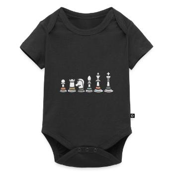 Jeu d'échecs - Body à manches courtes Premium Bébé - noir - Devant