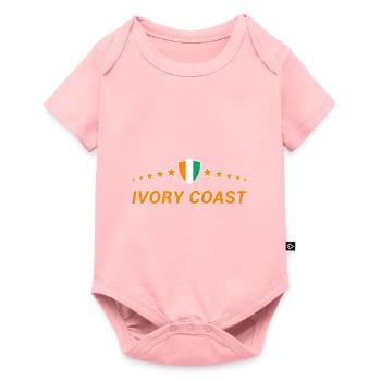 Ivory Coast - Baby Premium short-sleeve bodysuit - rose - Front