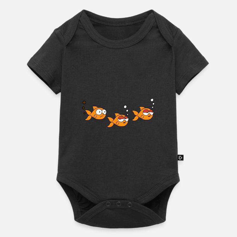 3 Poisson - Body à manches courtes Premium Bébé - noir