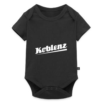 Koblenz - Textdesign mit Stadtnamen - Baby Premium Kurzarmbody - Schwarz - Vorne