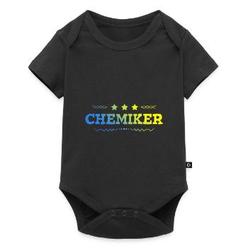 Chemiker Beruf - Baby Premium Kurzarmbody - Schwarz - Vorne