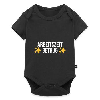 Fraude au temps de travail - Mèmes Allemands - Body à manches courtes Premium Bébé - noir - Devant