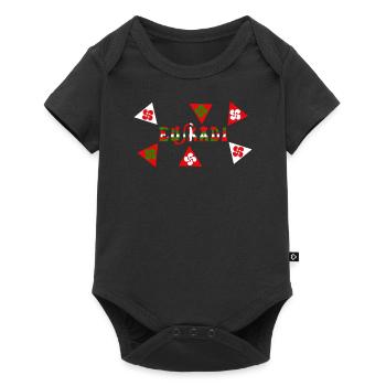 Euskadi Pays Basque - Body à manches courtes Premium Bébé - noir - Devant