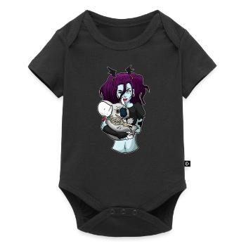 Zombie Monster Undead Koala Creature Halloween - Body à manches courtes Premium Bébé - noir - Devant