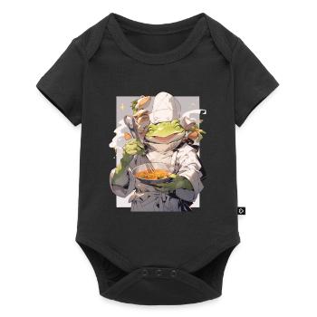 Grenouille - Body à manches courtes Premium Bébé - noir - Devant