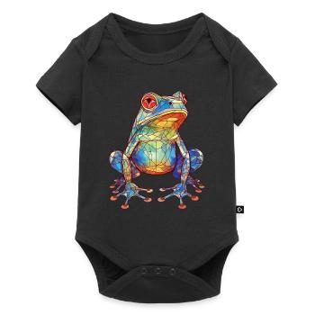Grenouille - Body à manches courtes Premium Bébé - noir - Devant