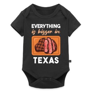 Conception de steak texan pour les fiers Texans - Body à manches courtes Premium Bébé - noir - Devant