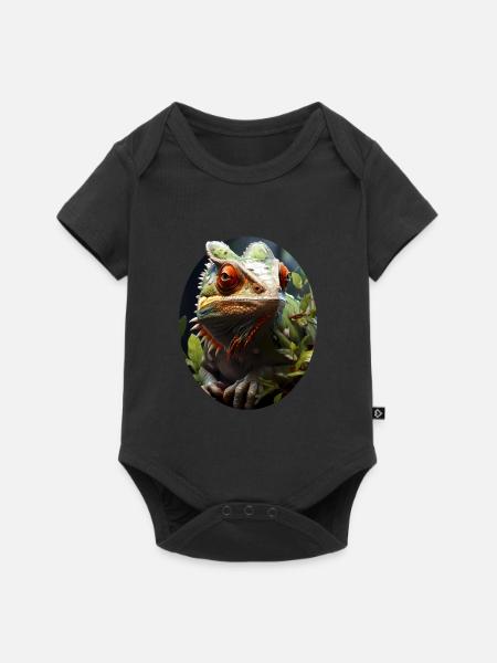 Chameleon - Baby Premium Kurzarmbody - Schwarz