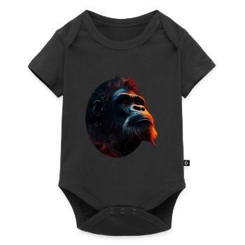 Gorille - Body à manches courtes Premium Bébé - noir - Devant