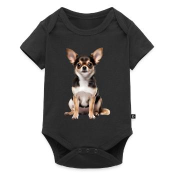 Chihuahua - Baby Premium short-sleeve bodysuit - black - Front