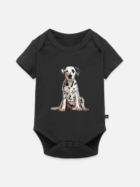Dalmatian - Baby Premium Kurzarmbody - Schwarz