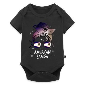 American Samoa - Baby Premium short-sleeve bodysuit - black - Front