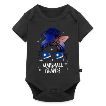 Marshall Islands - Baby Premium short-sleeve bodysuit - black - Front
