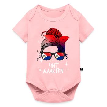 Sint Maarten - Baby Premium short-sleeve bodysuit - rose - Front