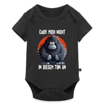 Ne me regarde pas dans ce ton Gorille - Body à manches courtes Premium Bébé - noir - Devant