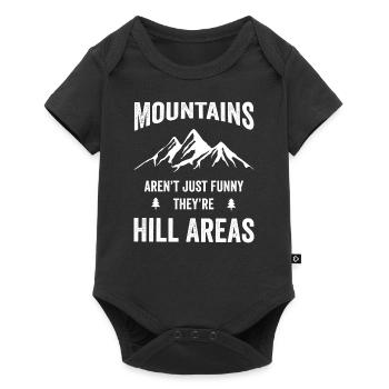 Mountains Aren’t Just Funny They’re Hill Areas - Baby Premium short-sleeve bodysuit - black - Front