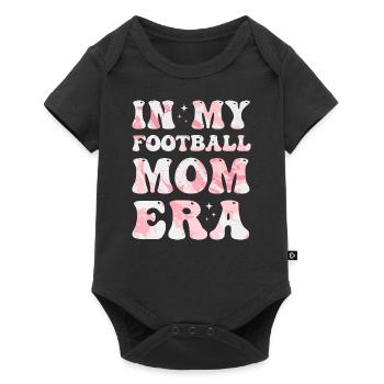 À l’époque de ma maman de football, maman de football colorée - Body à manches courtes Premium Bébé - noir - Devant