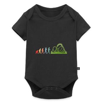 Montagnes russes - Body à manches courtes Premium Bébé - noir - Devant