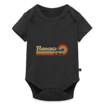 Flamenco - Baby Premium Kurzarmbody - Schwarz - Vorne