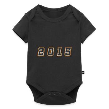 2015 Year Number - Baby Premium short-sleeve bodysuit - black - Front