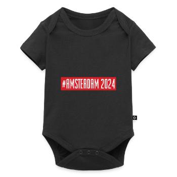 Amsterdam 2024 Team - Baby Premium short-sleeve bodysuit - black - Front