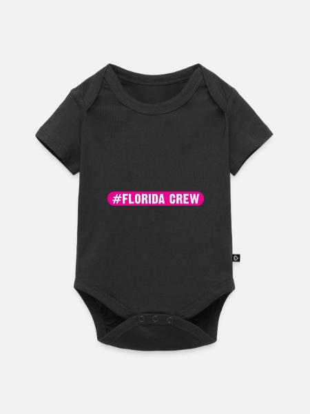 Florida Crew - Baby Premium Kurzarmbody - Schwarz