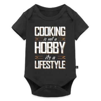 chef cook saying chef - Baby Premium short-sleeve bodysuit - black - Front