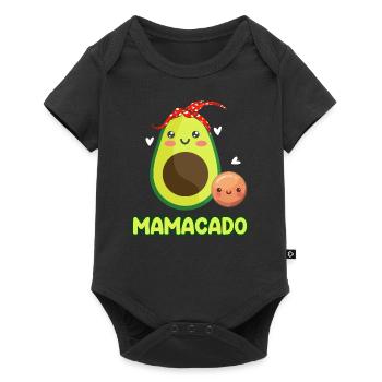 Mamacado Avocado Red Bandana Daughter Son - Baby Premium short-sleeve bodysuit - black - Front