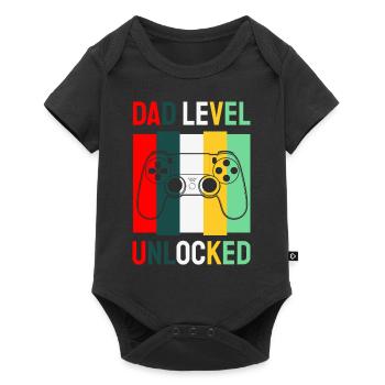Bébé enceinte PAPA Bébé T-Shirt Maman - Body à manches courtes Premium Bébé - noir - Devant