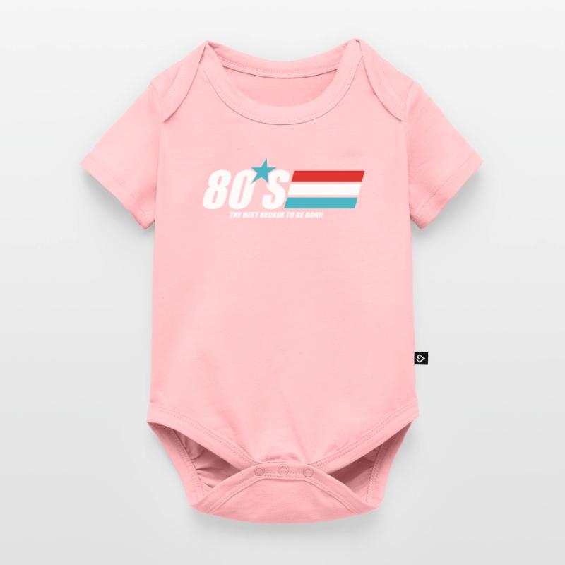 80s Decade Graphic Baby Premium short-sleeve bodysuit