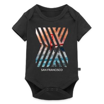 San Francisco Golden Gate Bridge Vacation America U.S. - Baby Premium short-sleeve bodysuit - black - Front