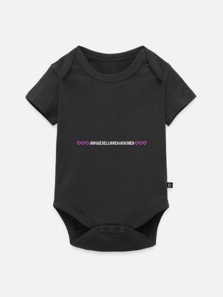 Junggesellinnenabschied herzchen - Baby Premium Kurzarmbody - Schwarz