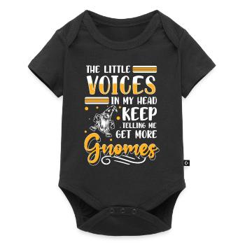 Dwarf Garden Goblin - Baby Premium short-sleeve bodysuit - black - Front