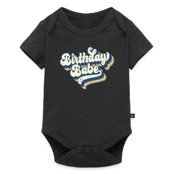 Birthday Babe Matching Group Birthday Party Gift - Baby Premium short-sleeve bodysuit - black - Front