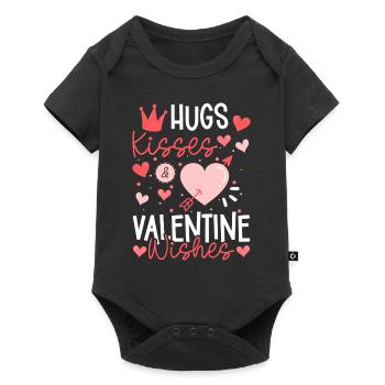 Valentine's Day Couple Relationship - Baby Premium short-sleeve bodysuit - black - Front